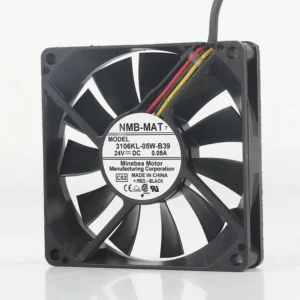 Cooling Fan, NMB, 5V, 12V, 48V, 24 V, 23.3CFM, 1.68W, Plastic