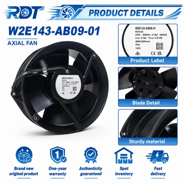 Cooling Fan, W2E143-AB09-01, HVAC - view 5