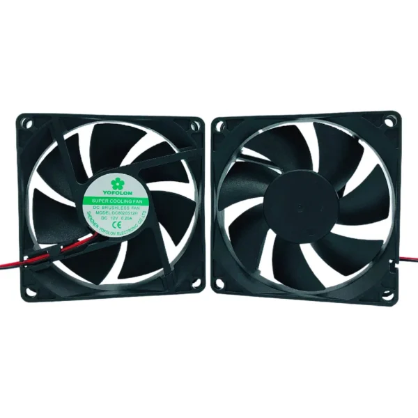 Cooling Fan, Waterproof, 12V, 80mm, 20mm - view 4