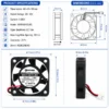 Cooling Fan, WKH, 0412LBS, 40mm, 5v - view 2