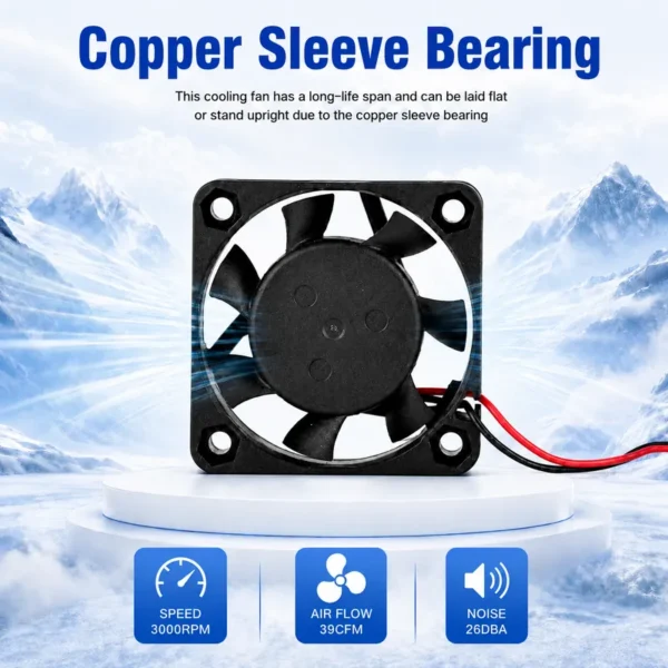 Cooling Fan, WKH, 0412LBS, 40mm, 5v - view 3