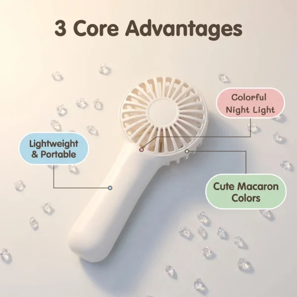 Cooling Handheld Usb Fan, Portable, 5 V - view 4