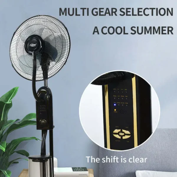 Cooling Mist Fan, 75w, Metal - view 4
