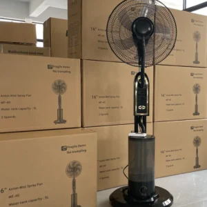 Cooling Mist Solar Fan, 75W, ABS, SF-1133