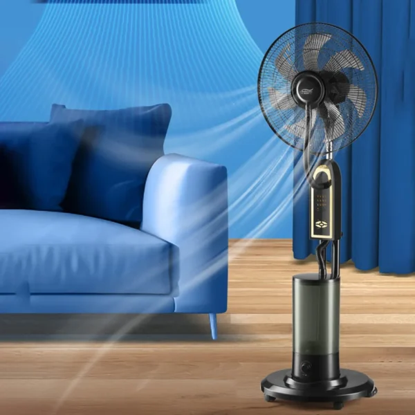 Cooling Mist Solar Fan, 75W, ABS - view 4