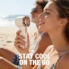Cooling Rechargeable Portable Fan, USB - view 3