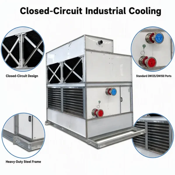 Cooling Tower, DN200, Axial - view 5