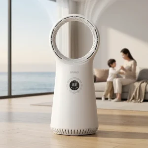 Cooling Tower, Portable, Plastic, Bladeless fan