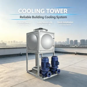 Cooling Tower, Steel, 380V, 352000kcal