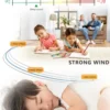 Cooling Wall Mounted Fan, 16", Electric, Plastic - view 4