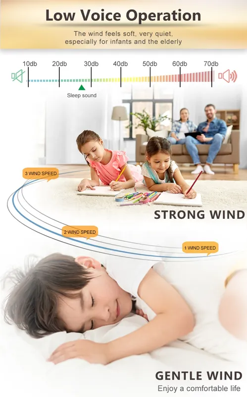 Cooling Wall Mounted Fan, 16", Electric, Plastic - view 4