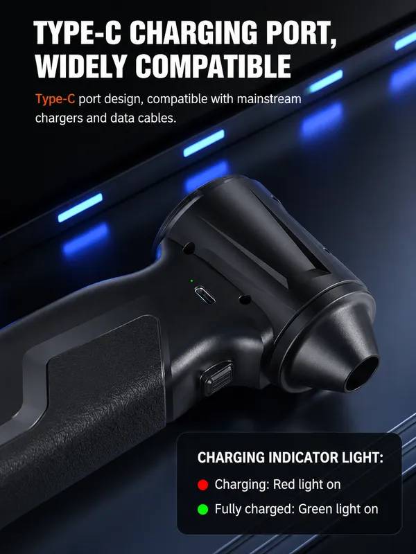 Cordless Electric Blower, 120000RPM, 4000mAh - view 6