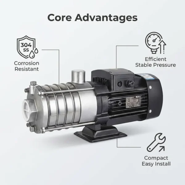 Corrosion-resistant Multistage Centrifugal Pump, CHDF - view 4