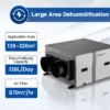 Crawl Space Dehumidifier, DY-C150DZ, 300pints, Ceiling - view 3