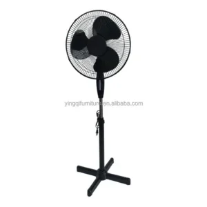 Cross Base Stand Fan, Electric, Iron