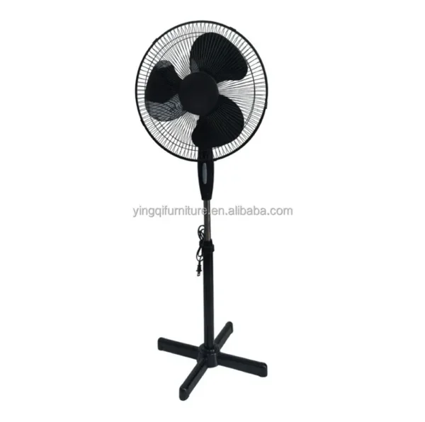 Cross Base Stand Fan, Electric, Iron