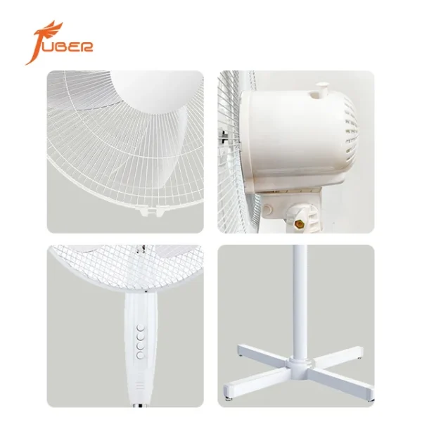 Cross Base Standing Fan, 400mm, Electric Power, 45W - view 2