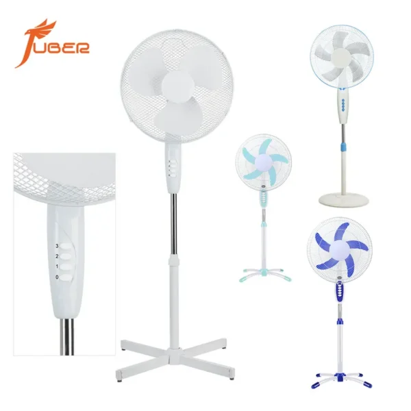 Cross Base Standing Fan, 400mm, Electric Power, 45W - view 3