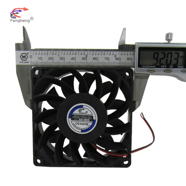 Cross Flow Cooling Fan, FH9225BH12V, 92X92X25mm, 92mm, 9225 - view 4