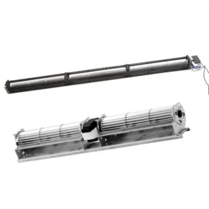 Cross Flow Fan, 110mm, Tangential, 115V, Galvanized+aluminum