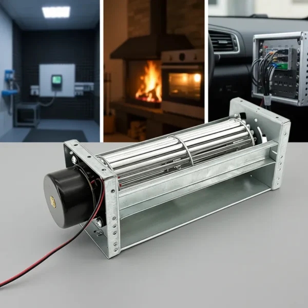 Cross Flow Fan, 12V, Aluminum - view 5