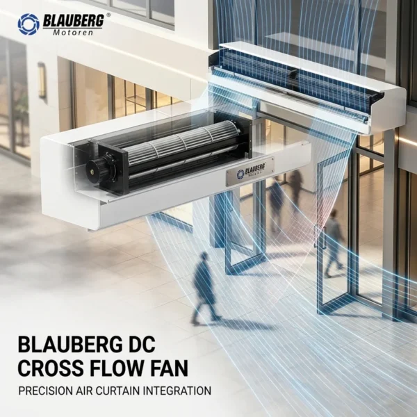 Cross Flow Fan, 12V, Brushless, Tangential, HVAC - view 6