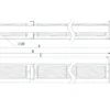 Cross Flow Fan, 12v, CM30610HB12-LB, 50x48x663mm, 30mm - view 5