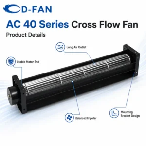 Cross Flow Fan, Aluminium, 120V, 230V, Tangential
