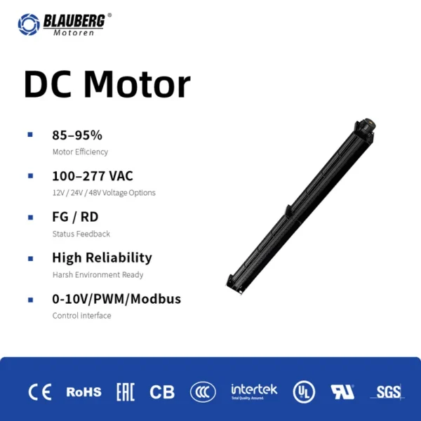 Cross Flow Fan, Brushless, IP55, Waterproof - view 2