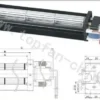 Cross Flow Fan, Centrifugal, 220v, 115v, Tangential - view 3