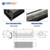 Cross Flow Fan, LONGWELL, 12-24V, Tangential, 500mm - view 2