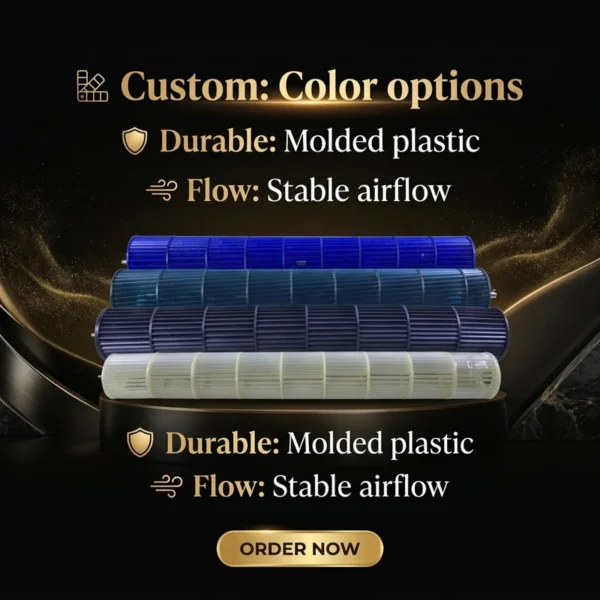 Cross Flow Fan, Plastic, Centrifugal - view 4