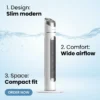 Cross Flow Fan, PTC, Portable, 1500W