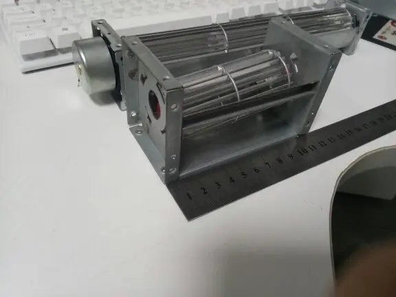 Cross Flow Fan, tangential, 12V, Stainless Steel - view 4