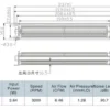 Cross Flow Fan, TD02519-H, 25x190mm, 12V, 3200RPM - view 2
