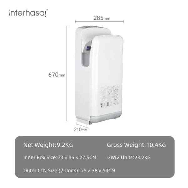Cross Flow Fans, 1800W, 1800 W, Plastic - view 5