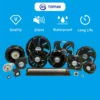 Cross Flow Fans, 9733高气流径向涡轮冷却风扇DC, 12V/24v无刷BLDC - view 6