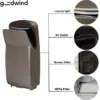 Cross Flow Fans, ABS, Plastic, Wall - view 4