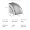 Cross Flow Fans, FL-2000, 1800W, ABS, Wall - view 2