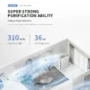 Cross Flow Fans, Wifi控制便携式插头400, CADR - view 4