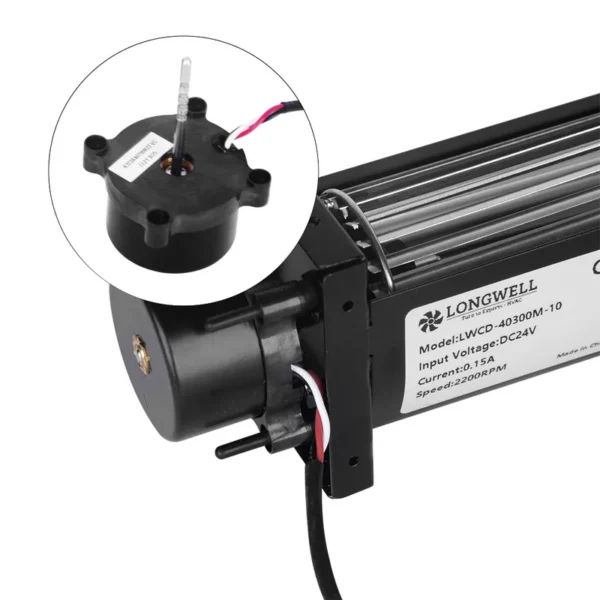 Cross Flow Tangential Blower, LONGWELL, SILENT, 12v, 24v - view 5