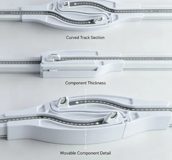 Cross Overlap Blackout Curtain, use without power, PC - view 3