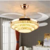 Crystal Ceiling Light Fan, 220v