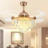 Crystal Ceiling Light Fan, 220v - view 2