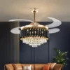 Crystal Ceiling Light Fan, 220v - view 3