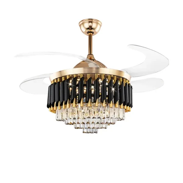 Crystal Ceiling Light Fan, 220v - view 6