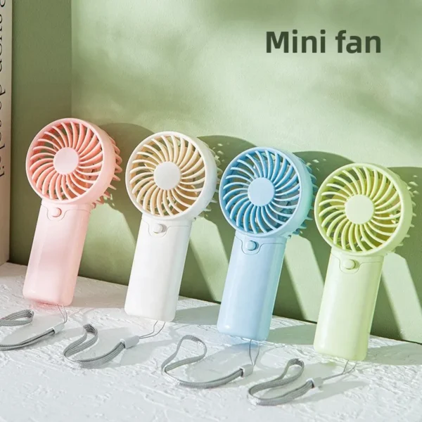 Custom Logo Handheld Fan, Portable, 3-Speed - view 5