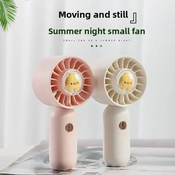 Custom Logo Handheld Fan, Portable, 3-Speed - view 6