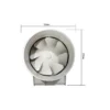 Custom Made Booster Fan, 220V, PP, Laboratory Furniture