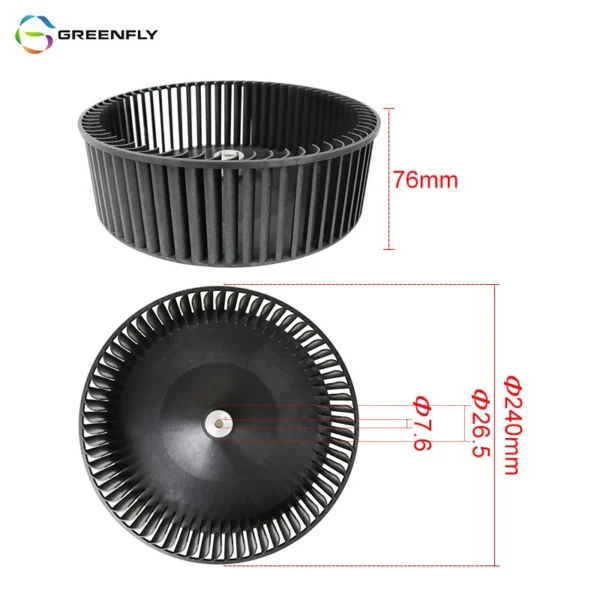Custom Plastic Cross Fan, AS REQUIRED, ABS - view 5